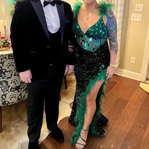 Portia and Scarlett gown